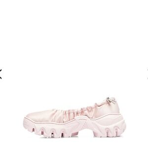 ROMBAUT AURA ROSE SATIN SNEAKERS